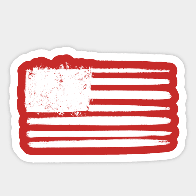 American Flag Sticker by mattrlm